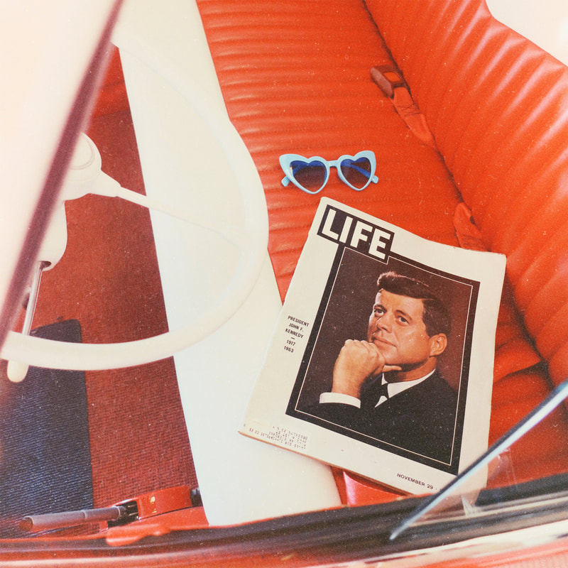 vintage magazine | life magazine | JFK | John F Kennedy | heart sunglasses | heart shaped sunglasses | vintage car | vintage vibes | vintage aesthetic | vintage mood 