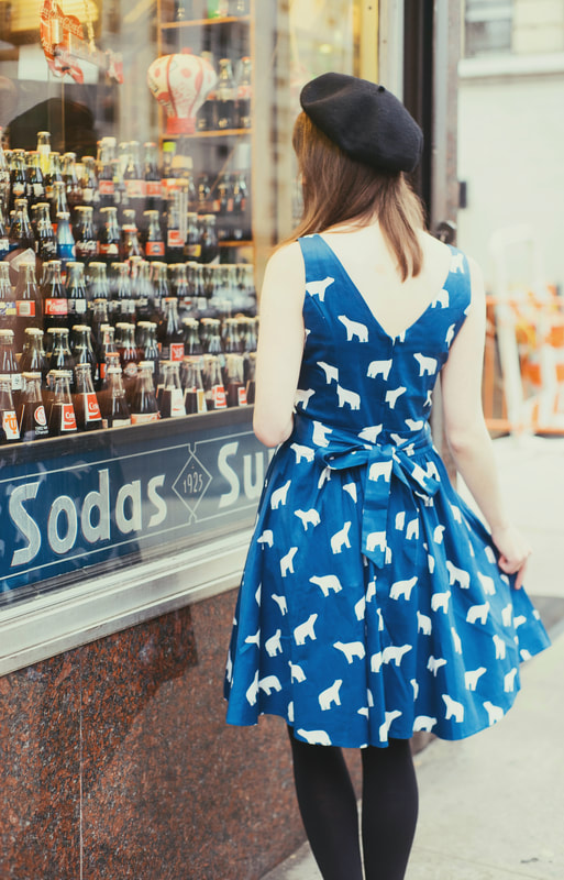 Lady V London | Coca Cola | vintage dress | vintage style | retro style | beret