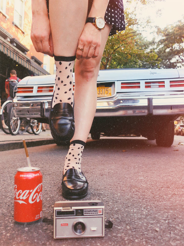 Coca Cola | vintage camera | polka dot socks | vintage car | vintage aesthetic | vintage vibes aesthetic 